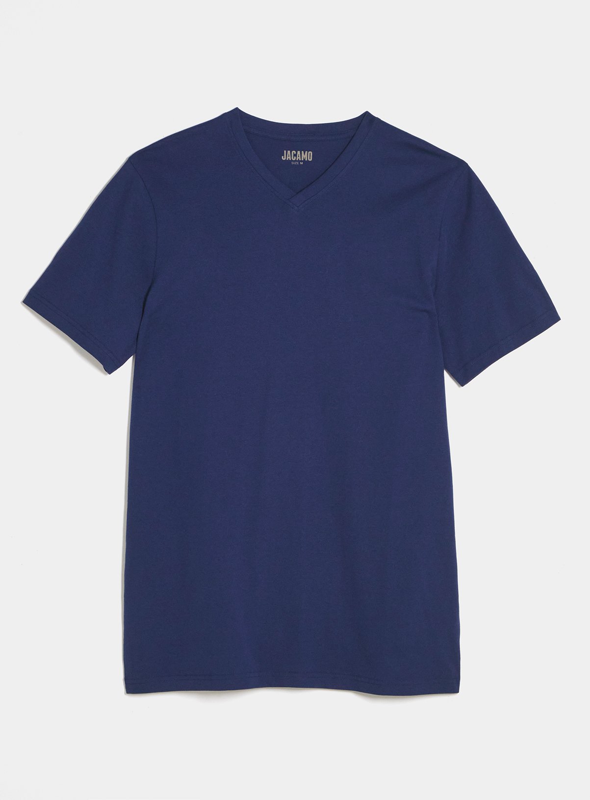 JACAMO 5 Pack Pure Cotton V Neck T-Shirt L - Image 2 thumbnail